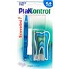 PLAKKONTROL Scovolini Interdentali A Manico Intercambiabile SUPER FINE 0,6 Mm 10 Pezzi