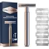 Procter & Gamble GILLETTE King C. Gillette - Rasoio Per Rifinire La Barba Con 5 Lame Di Ricambio