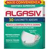 ALGASIV 30 Cuscinetti adesivi per dentiera superiore
