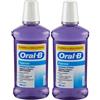 Procter & Gamble ORAL B Fluorinse Collutorio - 2 Flaconi Da 500 Ml