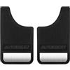 AUTOXBERT 2 paraspruzzi auto 480 x 280 x 6 mm di spessore, con lamiera in acciaio inox, paraspruzzi nero, per rimorchi, roulotte, rimorchi, camion, autovetture