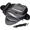 Generico Nero 32 X 18 X 13 Cm Borsa Tubolare Per Moto Tessuto Oxford Zaino Da Serbatoio Impermeabile, Multifunzione, Adatto Borsas Magnetica Forte Per Ciclismo, Navigazione