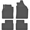 edecor Set di tappetini in gomma per auto per Nissan Micra K13, anno di costruzione 2010-2016, AJ_T-24