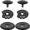 MERRYHAPY Accessori Base Meccanismo Casco Moto 6 Pezzi Set Supporti Visiera e Ricambi Casco per Uso Quotidiano e Installazione Rapida