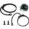 Yifort Set di 2 strisce di fissaggio per tappo del carburante 180201556, fissaggio flessibile e durevole del tappo del serbatoio, facile da montare, compatibile con A4 A6 Q5 A3 A8 Q7 C6 A2 A5