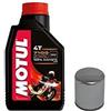 Motul Kit Tagliando moto 3 litri olio Motul 7100 20W50 + filtro 171C
