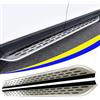 Wusecssy 2 pedane laterali per Hyundai Tucson 2015-2021, pedane laterali in alluminio, colore argento (con staffe)