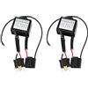 DOACT Polarità Invertita, 2 Pz LED Convertitore Negativo Polare Negativo Interruttore Cablaggio Adattatore Polarità Invertita per H4 per Convertitore di Polarità Convertitore di