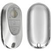 kwmobile Custodia Compatibile con Mercedes Benz con 3 tasti smart - Cover Chiavi Auto Protezione Copri Telecomando - Copertina Chiave - Copertura Gommata Silicone TPU