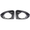 Yurefax ABS Auto Ala Laterale Sinistra Destra Specchietto retrovisore Base Custodia Trim Telaio di Copertura, for VW, for Golf, 7 MK7 7.5 GTD R GTI R-line Cornice specchietto retrovisore laterale(Left