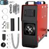 SUBTLETY 12V 8kW Riscaldatore di Parcheggio Diesel Auto 0,18-0,48 L/h Riscaldatore Gasolio ad Aria con Telecomando Monitor LCD e Silenziatore per Camion RV Camper Barche Autobus (Rosso, Tipo B)