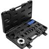 TINMAGI Chiave per Albero a Gomiti, T10172A T10554 Strumenti per Il Contatore dell'albero a Camme, Attrezzi di Fissaggio Puleggia, Chiave di Bloccaggio per Pulegge Compatibile con VW Audi