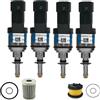RIOVOEE Iniezione Per CNG Per GPL IN03 Per Blue Per Albien Per Iniettore MY07-MY09 Iniettore 4 Pezzi GPL Per BRC Per Iniettore 09SQ99020021 Iniettore Motore