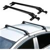 DHQCQL Barre portapacchi universali in alluminio per auto, barre portapacchi regolabili con serrature, barre trasversali per la maggior parte delle auto da 4 o 5 porte, portata fino a 165 lbs, 100 cm