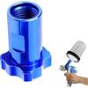 Hovom Adattatore per pistola a spruzzo per auto, adattatore femmina M16 × | con 6 filtri HVLP a maglia fine, adattatore per pistola a spruzzo Master Elite Paint System MPS, adatto per pistole a spruzzo