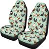 JoyLamoria Coprisedili per auto Cuscino per sedile auto Cuscini per auto da viaggio Cuscino per sedile auto elastico Cuscino per sedile auto Decor, Fiori di pollo