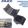 ZRACE Adattatore per cambio integrato MatchMaker ZRACE XTR / XT / SLX / DEORE I-SPEC II, 2 in 1, AL7075, 4,5 g