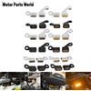 REWMTER 2XMotorcycle 12V Mini LED lampada indicatore di direzione ambra luce E Mark per Harley Touring Road Glide Softail Breakout Slim FLS Sportster