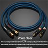 ATAUDIO Cavo audio HiFi da 2RCA a 2XLR Cavo audio OCC di alta qualità placcato argento 2RCA maschio a 2XLR bilanciato maschio/femmina per altoparlante