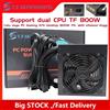 TFDP Alimentatore 800W 90 PLUS Gold ATX per Computer Desktop, PSU per Mining Chia, Potenza Nominale 800W, per Gaming Competitivo, 110V 220V