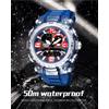 SMAEL Orologio al quarzo per uomo orologio SMAEL cronometro impermeabile LED orologi orologio maschile 1921 orologi sportivi uomo Relogio Masculino Digital
