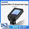NEEWER Trigger flash wireless TTL QPRO-C aggiornato compatibile con le funzioni personalizzabili Canon per Q4 Q3 Z2 Z1 Z760 NW760 S101