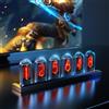 newstyle Orologio RGB con Tubi Nixie, LED Luminosi, Schermo a Colori IPS, Tubo Analogico-Digitale Fai-da-Te, Luci Notturne, Decorazione per Scrivania Gaming e Casa, Idea Regalo