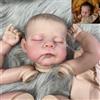 MRB Kit bambino rinato da 21 pollici già dipinto Eric/Erica con ciglia Pelle dipinta in 3D smontata Parti di bambole in vinile fatte a mano fai-da-te