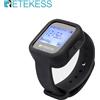RETEKESS TD106 Ricevitore per orologio antipolvere impermeabile a lunga distanza per sistema di chiamata wireless Cameriere Attrezzature per ristoranti Cafe