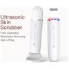 ANLAN Scrubber Ultrasonico per la Pelle, Peeling Facciale, Lifting Ultrasonico, Macchina per la Pulizia Profonda dei Pori con LED Rosso e Blu, IPX7