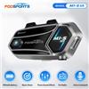 Fodsports M1-S AIR Interfono per casco moto Auricolare Bluetooth, interfono BT 5.0, radio FM, 3 effetti sonori, condivisione musicale, tipo C