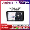HIZPO Autoradio 9" Hizpo Android14 per Audi A3 8P 2003 - 2013 UIS7862 Multimedia RDS DSP CarPlay 4G BT Navigazione GPS SWC 360CAM