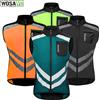 WOSAWE Gilet riflettente Moto Ciclismo Sport Outdoor Moto Abbigliamento da ciclismo Gilet riflettente Giacca a vento