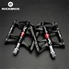 ROCKBROS Mountain Bike pedali per bicicletta ciclismo ultraleggero in lega di alluminio 4 cuscinetti pedali MTB pedali per bici Bicicleta Flat BMX