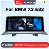 XONRICH Wireless Carplay Android 14 Autoradio per BMW X3 E83 2005-2008 navigazione GPS 10.25 "sistema intelligente per auto 4G Wifi