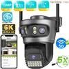 BESDER O-Kam pro 15MP Wifi Telecamera esterna Monitoraggio automatico Multi schermi Zoom digitale 5X PTZ Sicurezza CCTV Sorveglianza