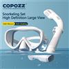 COPOZZ Maschera subacquea professionale Maschera per visione intera Maschera subacquea per snorkeling Set Nuoto Snorkel HD Attrezzatura subacquea antiappannamento