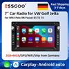 ESSGOO Autoradio Android 7' per VW Golf Jetta MK4 Polo 9N Passat B5 T5 T4 Volkswagen, Lettore Multimediale 2GB 64GB con Carplay e Android Auto
