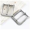 Meetee 1/2 pezzi 35/40mm fibbie per cinture in acciaio inossidabile per uomo cintura fibbia in metallo testa cinture in pelle regolare spilla chiusura accessori artigianali