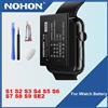 NOHON Batteria Per Apple Watch Serie 9 8 6 5 4 3 2 1 Batterie di Ricambio Per iWatch S1 S2 S3 GPS S4 S5 SE2 S6 S7 S8 Con Strumenti