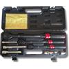 NONE Set chiavi dinamometriche 9 pezzi 1/4" 2-24Nm 3/8" 10-60Nm 1/2" 40-220Nm cricchetto CR-V 72 denti adattatori, barre di prolunga e giunto sferico