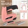 HILDA Pistola sparachiodi elettrica HILDA Pistola per graffette senza fili Pistola sparachiodi alimentata a batteria con ricarica USB portatile senza fili per la lavorazione del legno