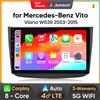 Junsun 8 Core Wireless CarPlay Android Auto Autoradio Per Mercedes Benz Vito 2 W639 Viano 2 2003-2015 4G WiFi Navigazione GPS