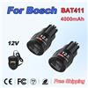 powtree 4000mah Per Bosch BAT411 Batteria 12V Batteria di Ricambio Per Bosch BAT411 BAT412A BAT414 BAT412 D-70745GOP Utensili Elettrici Batteria