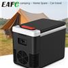 EAFC Frigo portatile 3 in 1 da 10 litri 12V/220V Mini frigorifero per casa auto Scaldavivande compatto per viaggi, ufficio, dormitorio