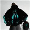 Bandai Demon Slayer Muichiro Tokito Felpa con cappuccio in pile di grandi dimensioni American New Autumn Winter Giacca versatile genitore-figlio per uomo e donna