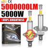 Dualvision H1 LED Canbus 5000W 5000000LM Fari per auto H4 H7 H8 H9 H11 Fendinebbia 9006 HB4 9012 HIR2 360 3D CSP Chip 1:1 Mini Diodo 12V