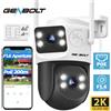 GENBOLT Telecamera di Sicurezza GENBOLT 4G per Esterni, Senza WiFi, Rilevamento Umanoide con Tracciamento Automatico della Lente, Registrazione 24/7, CCTV con Scheda SIM per Casa/Villa