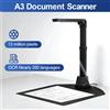 NETUM Scanner per documenti A3 da 13 megapixel per Mac, Windows e Linux, fotocamera per documenti ad alta velocità con OCR per quasi 200 lingue