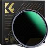 K&F CONCEPT Filtro ND64 HD Fisso K&F CONCEPT 49mm-82mm per Obiettivi Fotografici, Filtro Nano X Multistrato a Densità Variabile 49mm 52mm 58mm 62mm 67mm 72mm 77mm 82mm